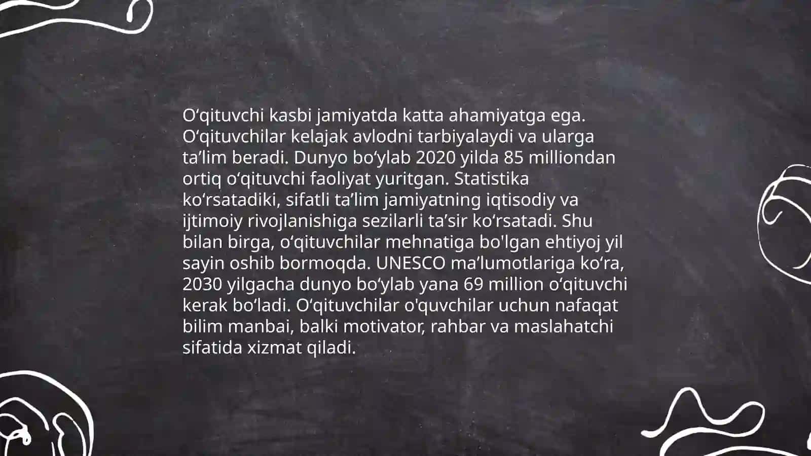 Kasbim faxrim mavzusini oʻrganish 4
