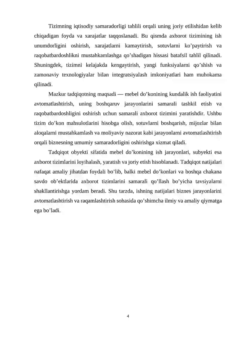 Mebel do’koni axborot tizimi 4