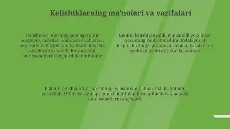 Kelishik kategoriyasi 4