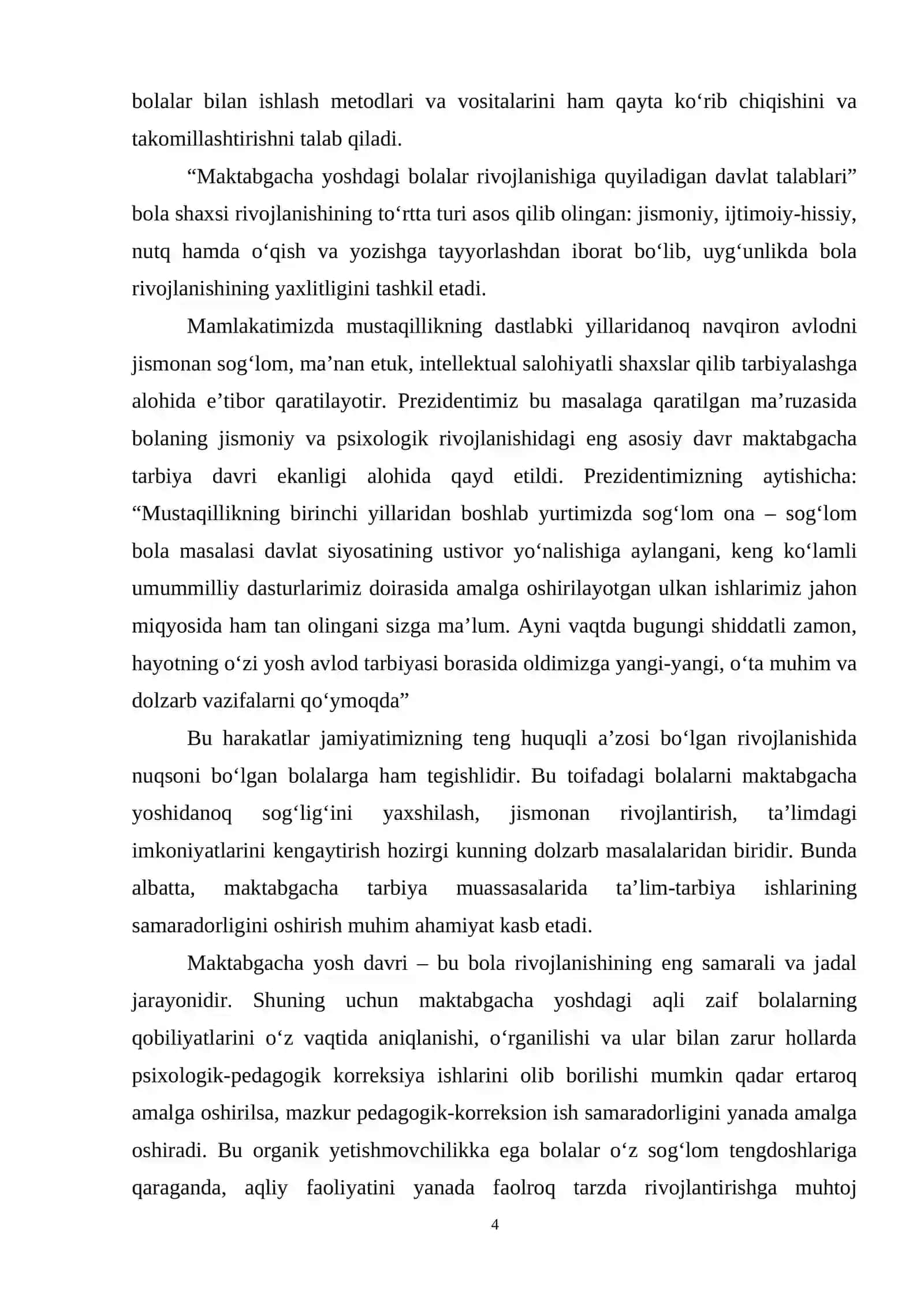 MAKTABGACHA YOSHDAGI AQLI ZAIF BOLALAR LUG’AT BOYLIGINI O’STIRISH USULLARI 4