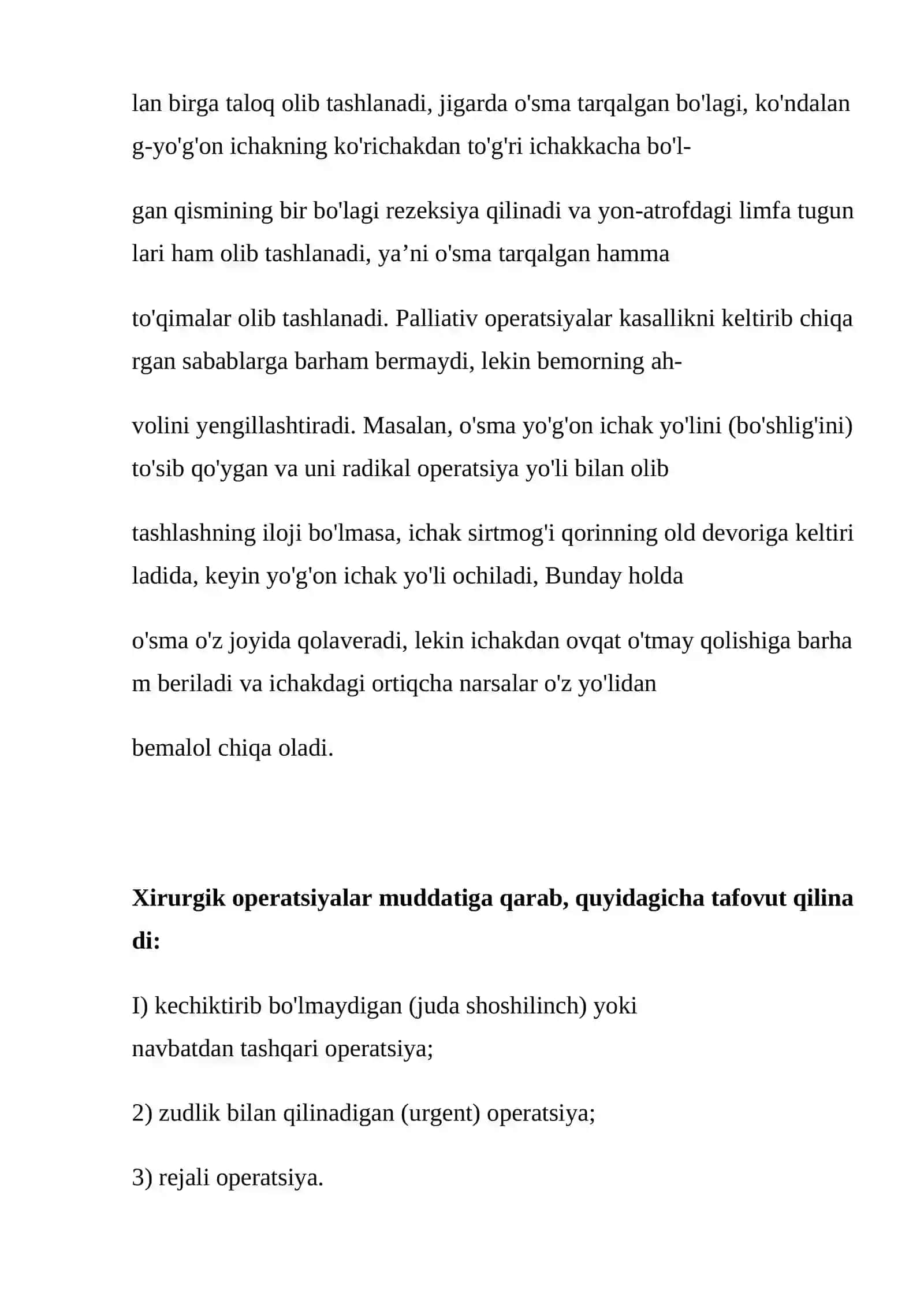 OPERATSIYA HAQIDA UMUMIY MA'LUMOT 4
