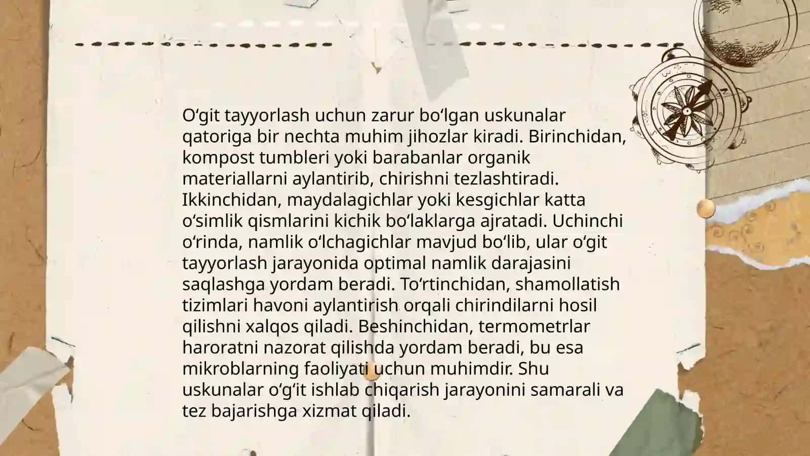 Òsimlik qoldiqlaridan òģit tayyorlash 4