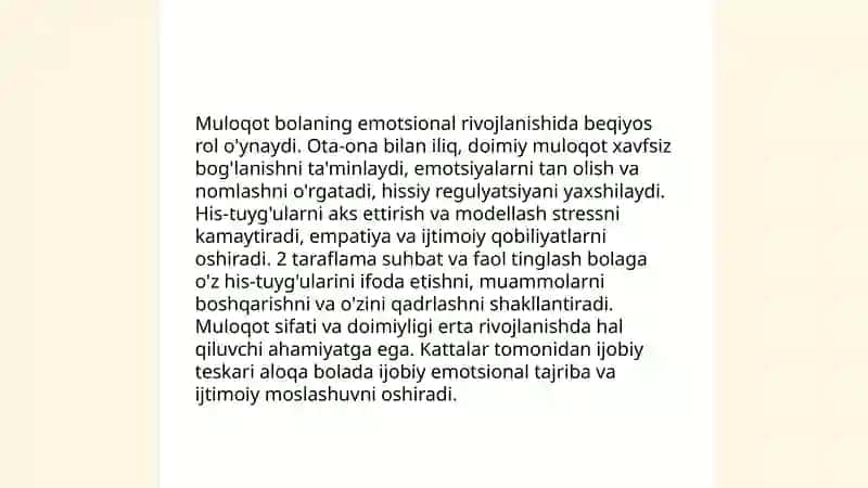 Inson psixik taraqqiyotida muloqotning ahamiyati 4