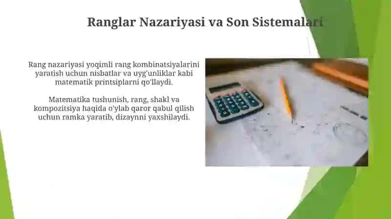 Matematika fanini dizaynerlik kasbiga bogʼliqligi 4
