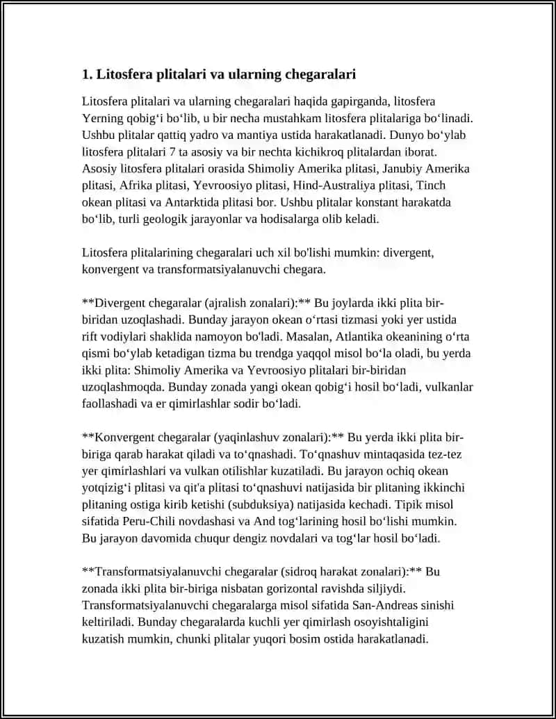 LITOSFERANING ASOSIY TEKTONIK-STRUKTURAVIY ELEMENTLARI 4