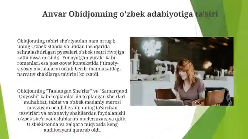 Anvar Obidjon ijodi bilan tanishish 4