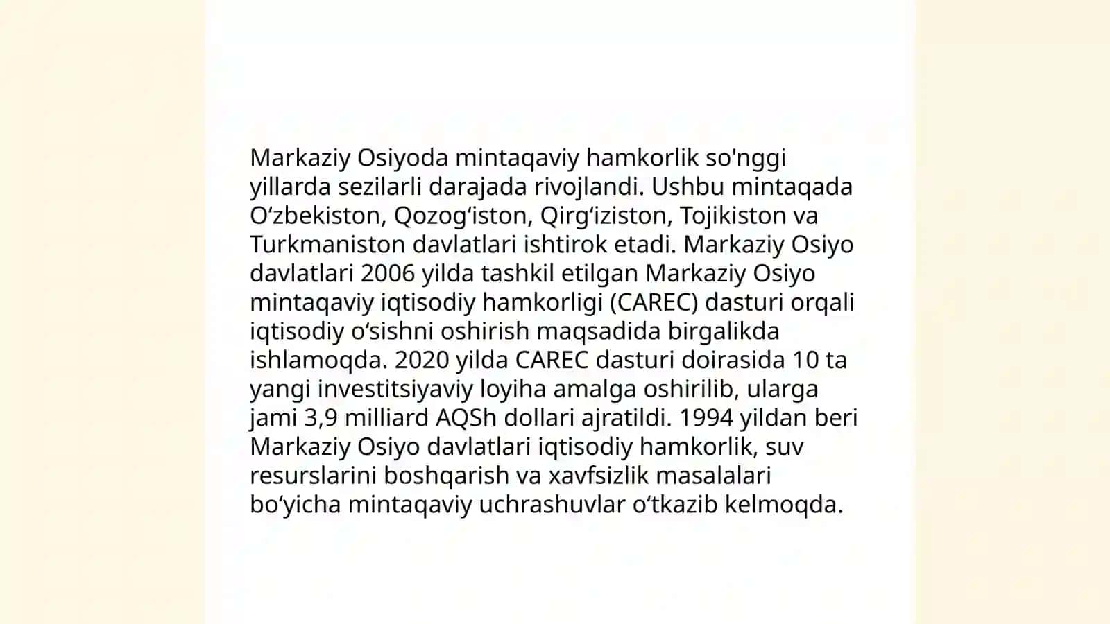 Oʻzbekistonning xavfsizlik siyosati 4