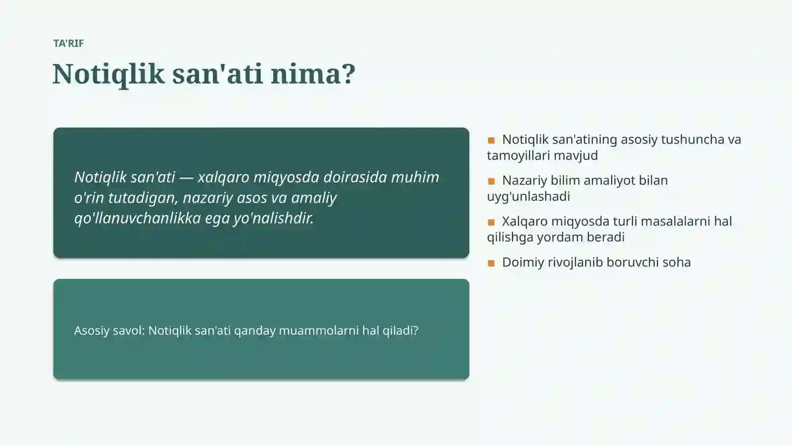 Notiqlik san'ati 4