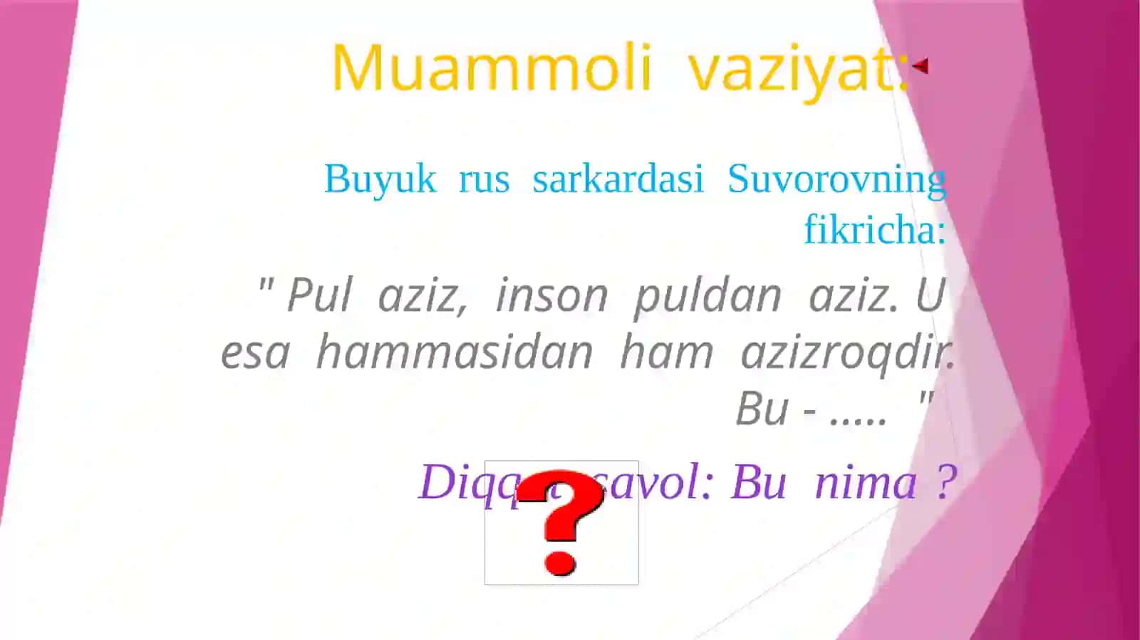 10-sinf Fizika fanidan Jism o'g'irligining harakat turiga bog'liqligi mavzuda dars ishlanma 4