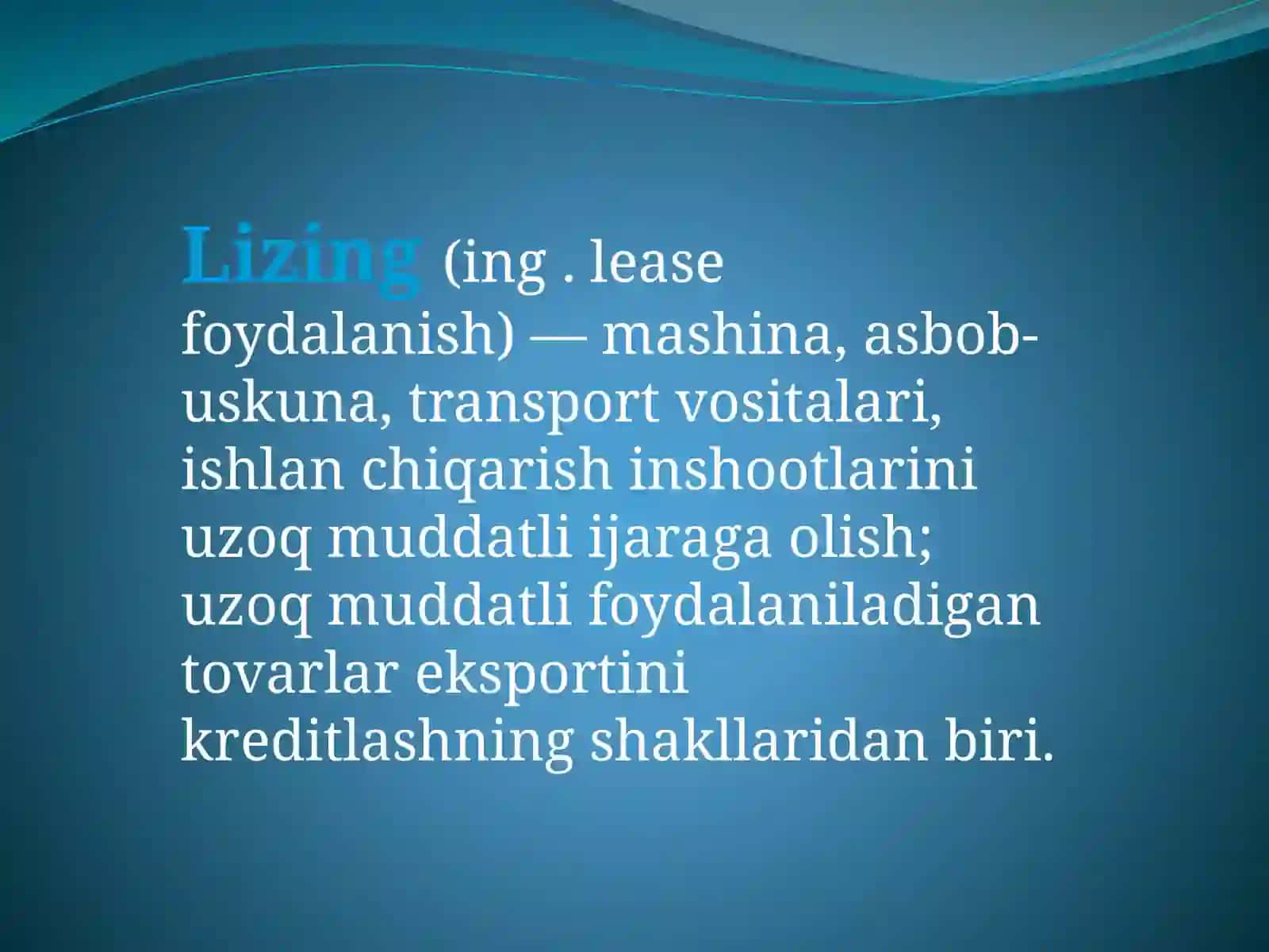 Tijorat banklarining lizing operatsiyalari 4