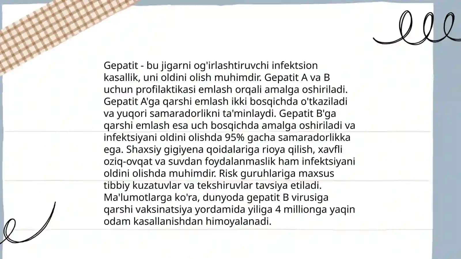 Enteral virusli gepatitlarning epidemik óchog'ida epidemiyaga qarshi chora-tadbirlari 4