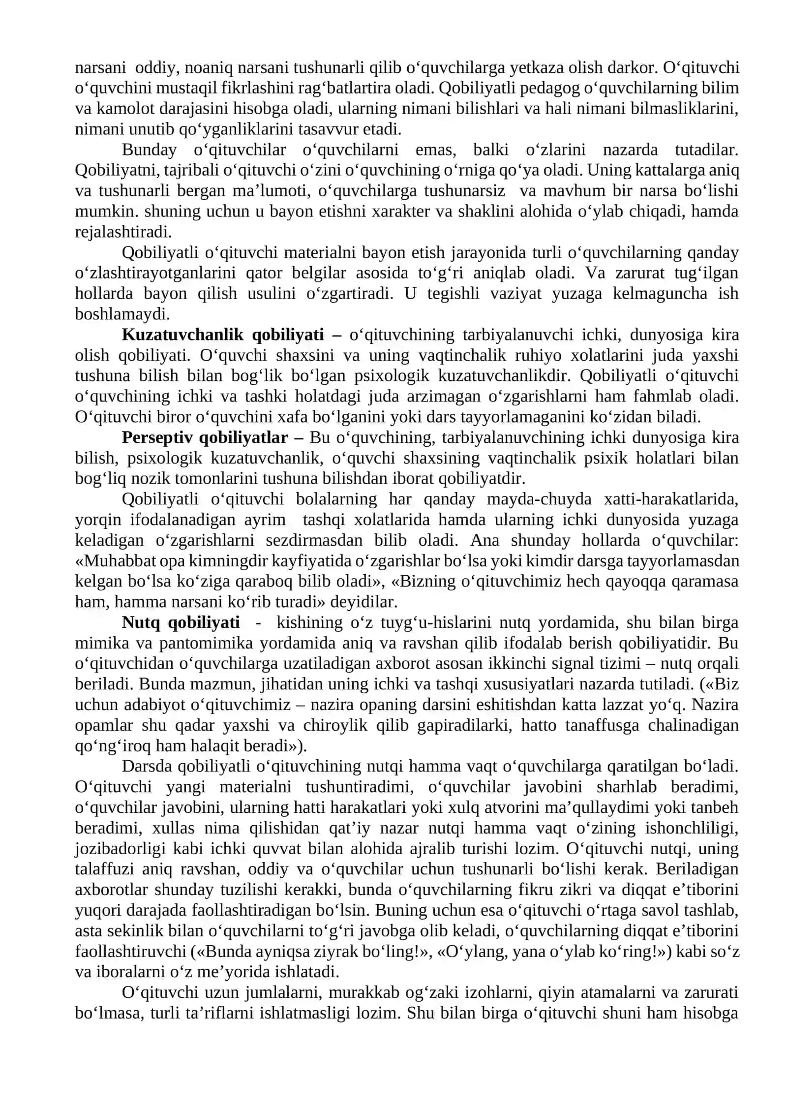 O‘qituvchi faoliyatida pedagogik va kommunikativ qobiliyat 4