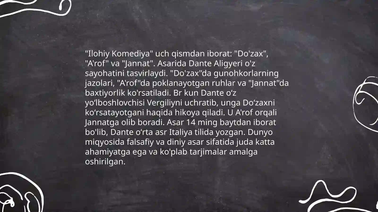 "ILOHIY KOMEDIYA" ASARI TARJIMASI 4