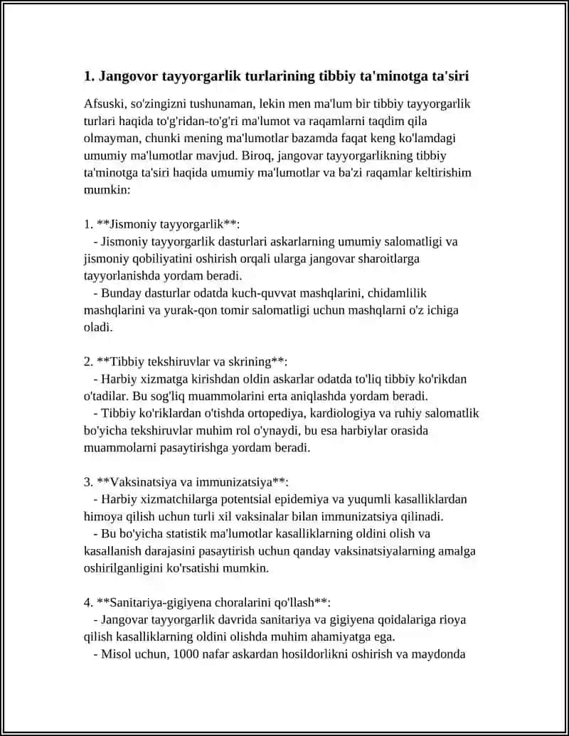 Jangovor Tayyorgarlik Turlari 4
