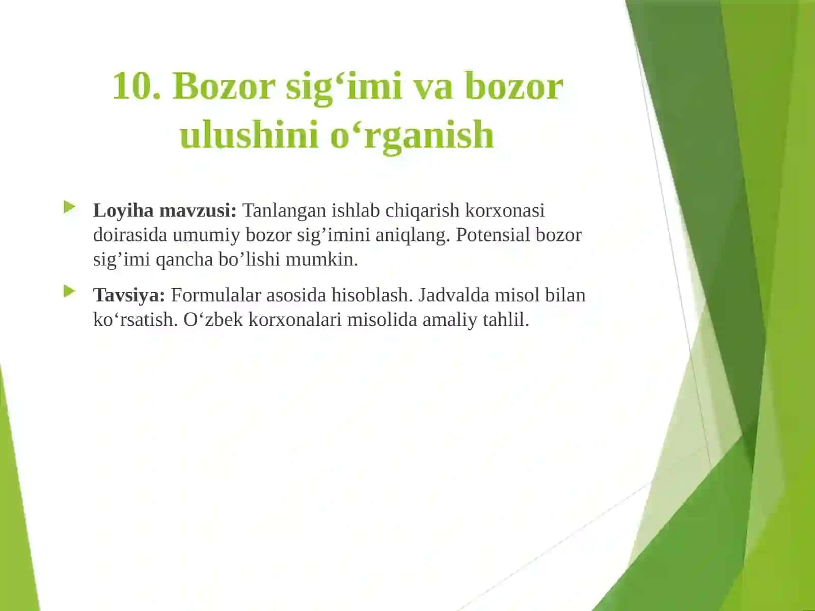 KORXONANING MARKETING FAOLIYATINI BOSHQARISH 4