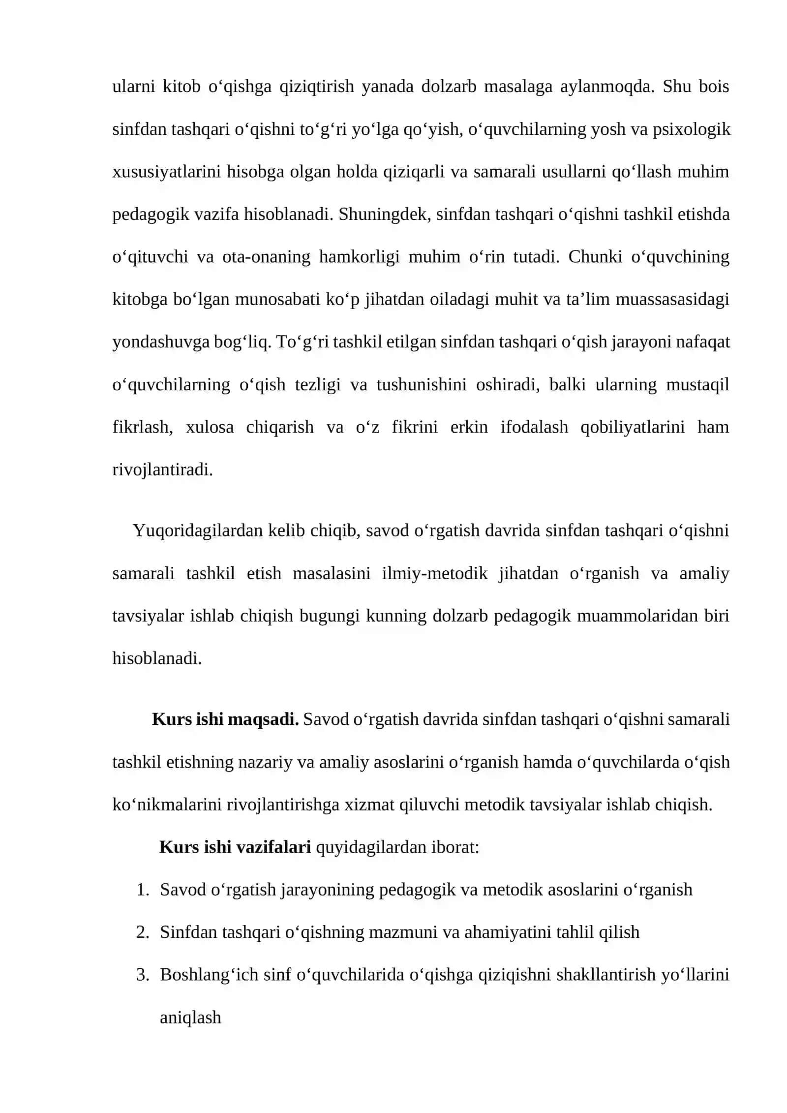 “Savod o’rgatish davrida sinfdan tashqari o’qishni tashkil etish” 4