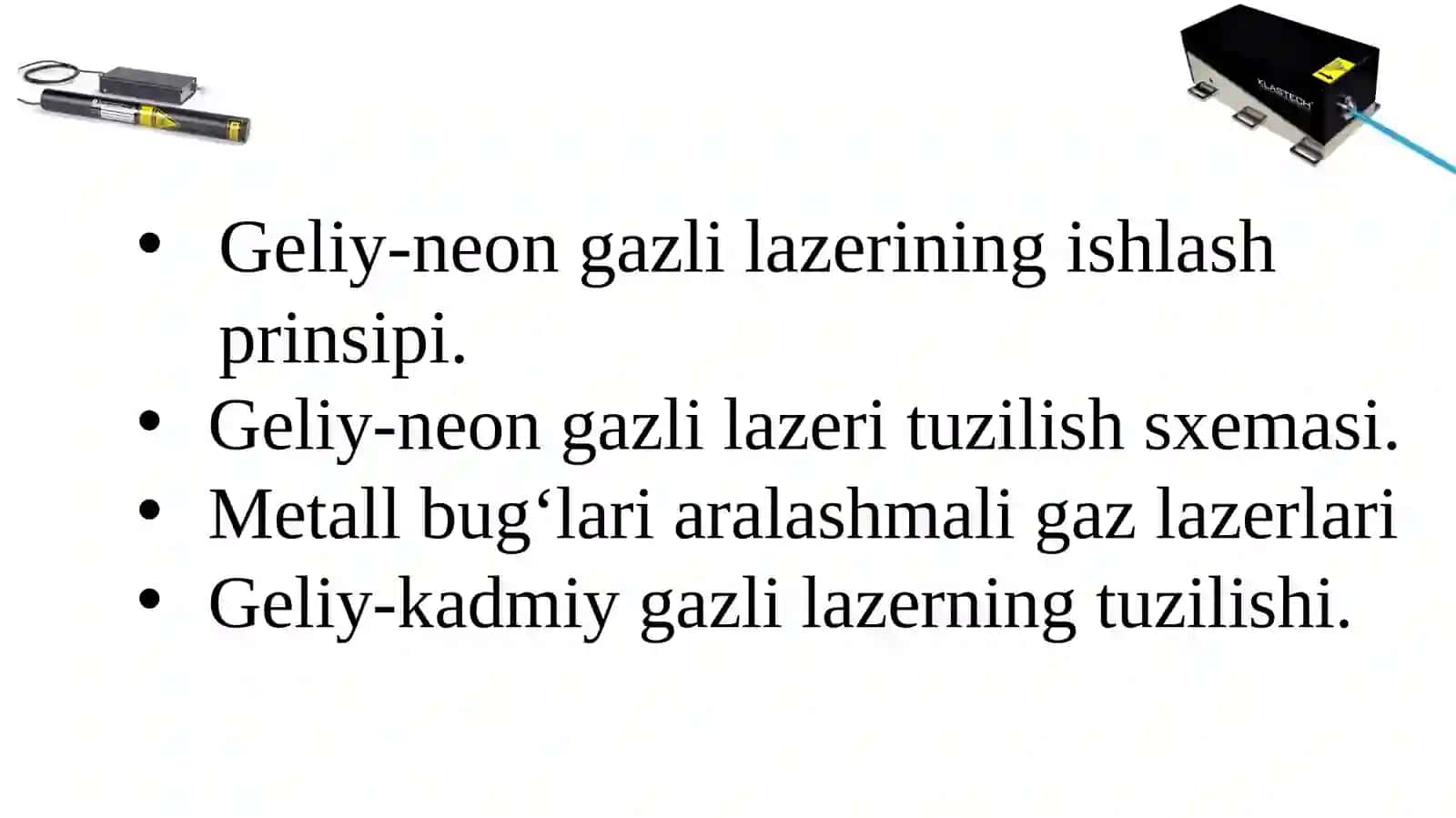 Gaz lazerlari 4