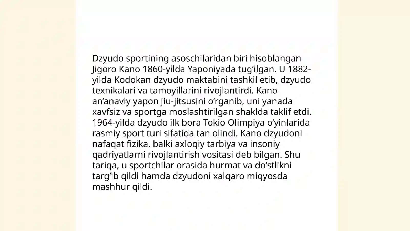 Dzyudo sport tarixi va qoidalari 4