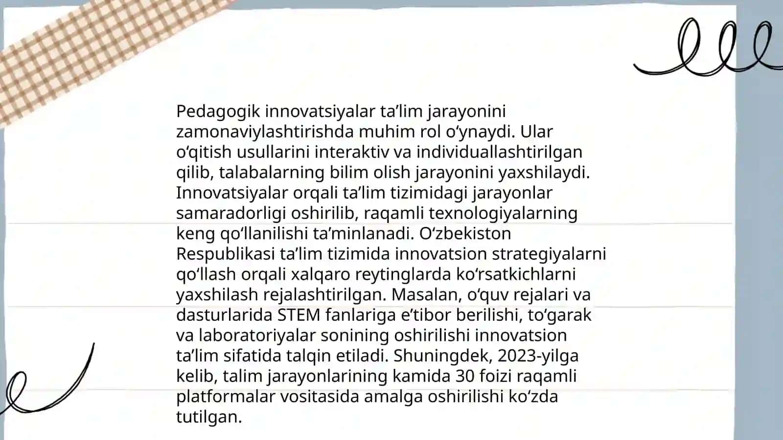 Innovatsion Ta'limning Rivojlanish Tarixi va Pedagogikasi 4