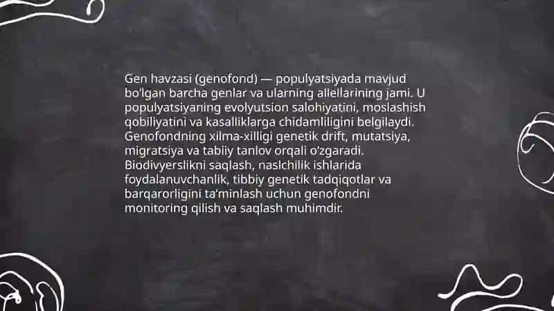 Odam populyatsiyalari haqida tushuncha 4