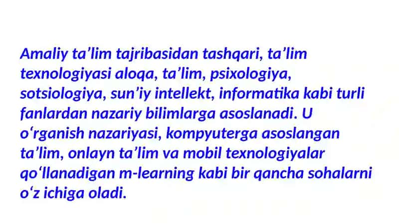 TA'LIM TEXNOLOGIYASIDA  O'QITISH TEXNOLOGIYASI  O'RNI VA AHAMIYATI 4