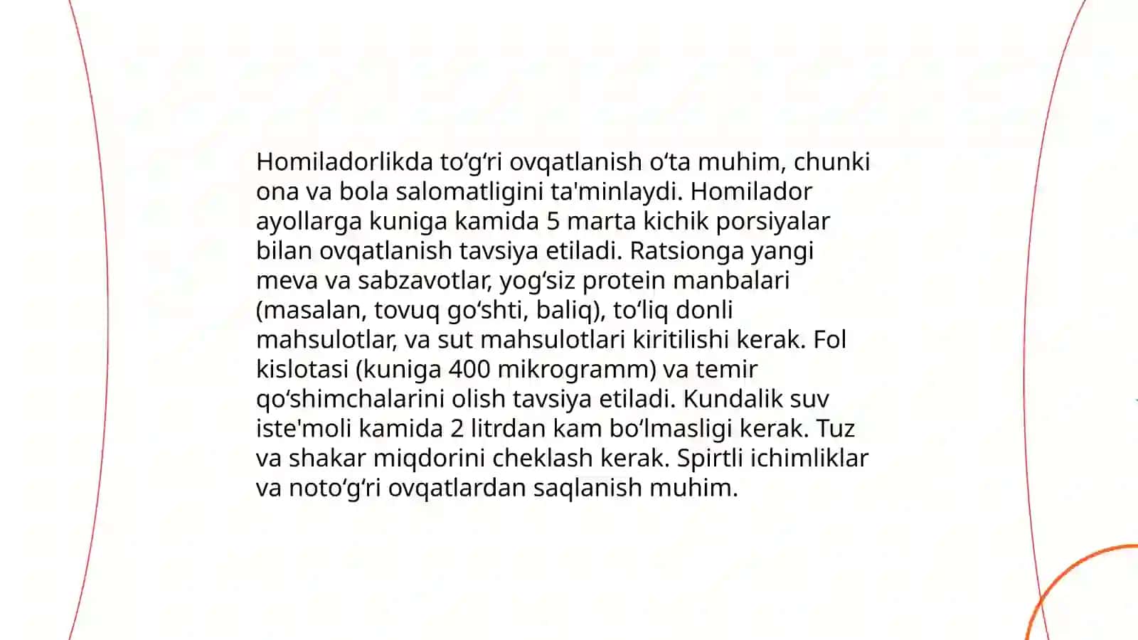 Yosh oila va homilador ayol 4