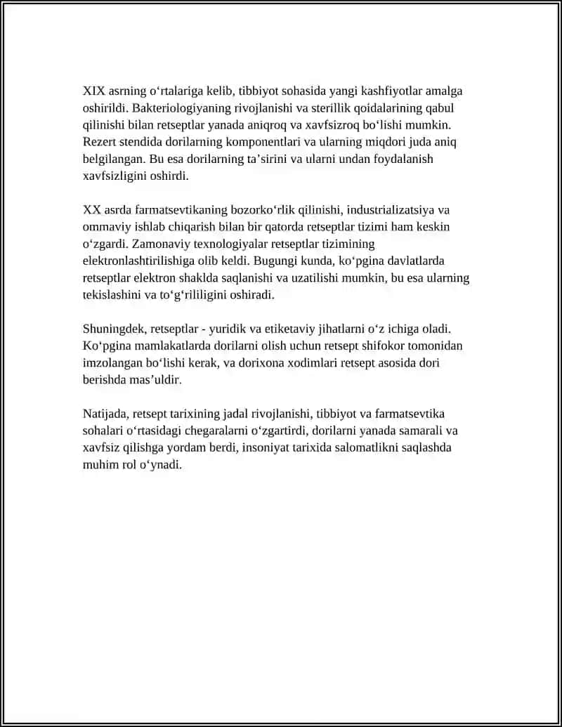 Retsept Tarixi 4