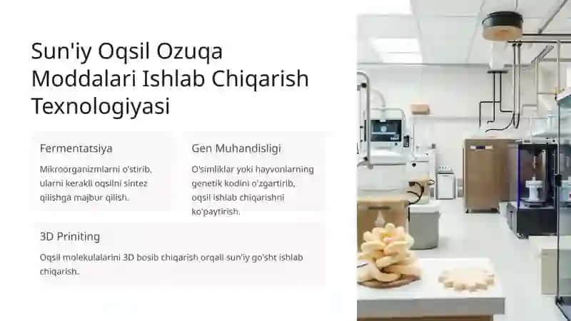 Sun'iy Oqsil Ozuqa Moddalari 4