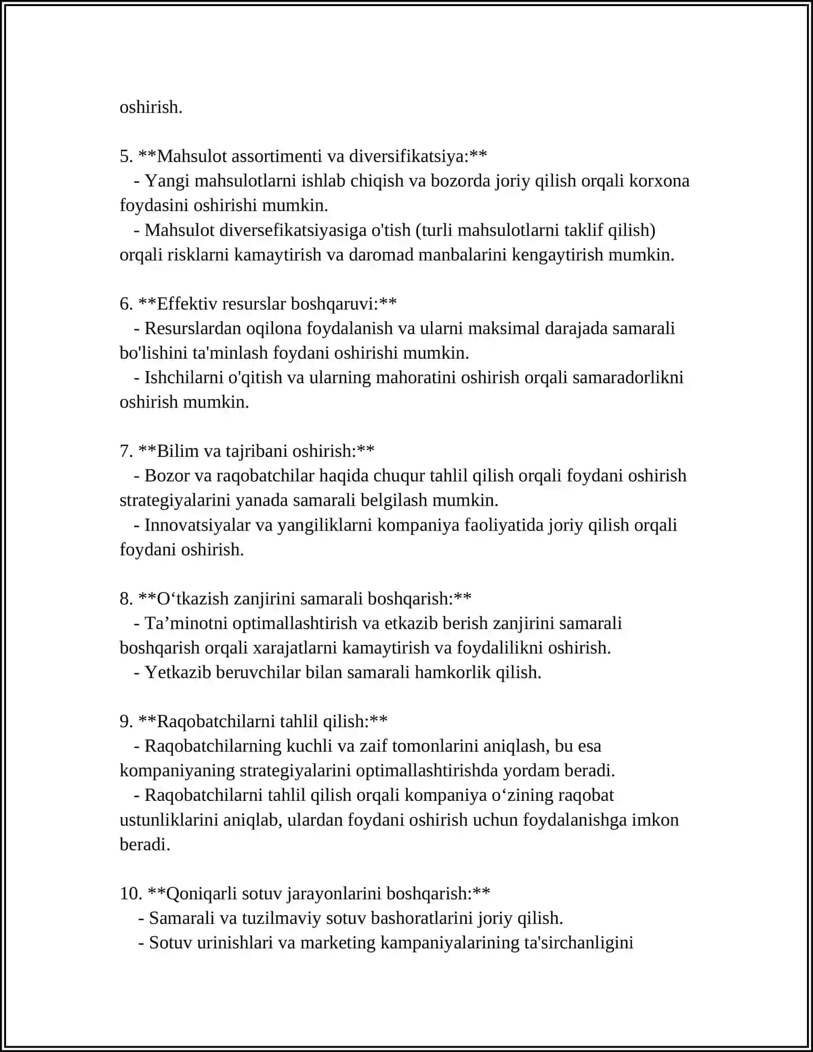 FOYDANI MAKSIMALLASHTIRISH MASALASI 4