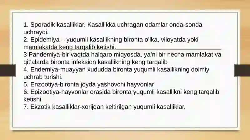 Asosiy epidemiologik tushunchalar 4