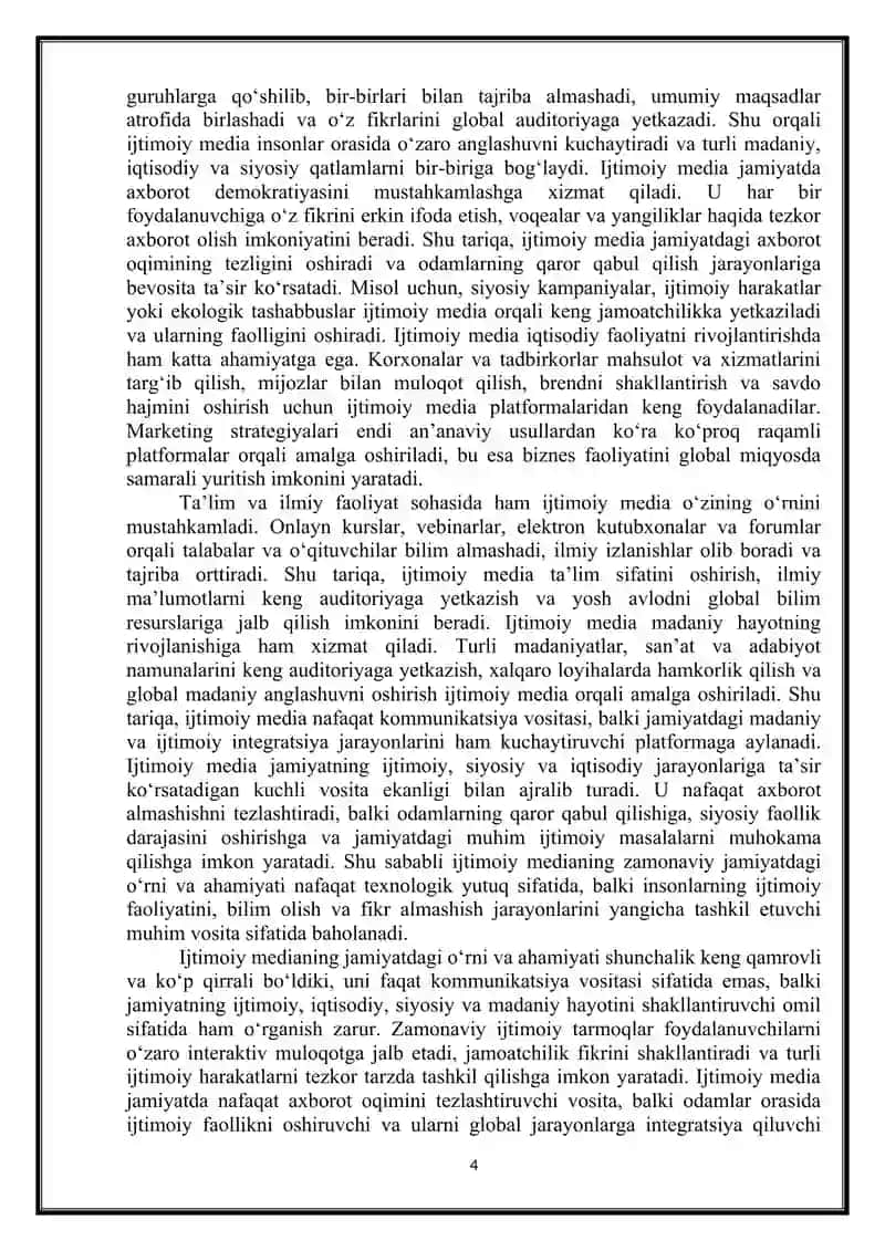 Ijtimoiy media shakllari 4