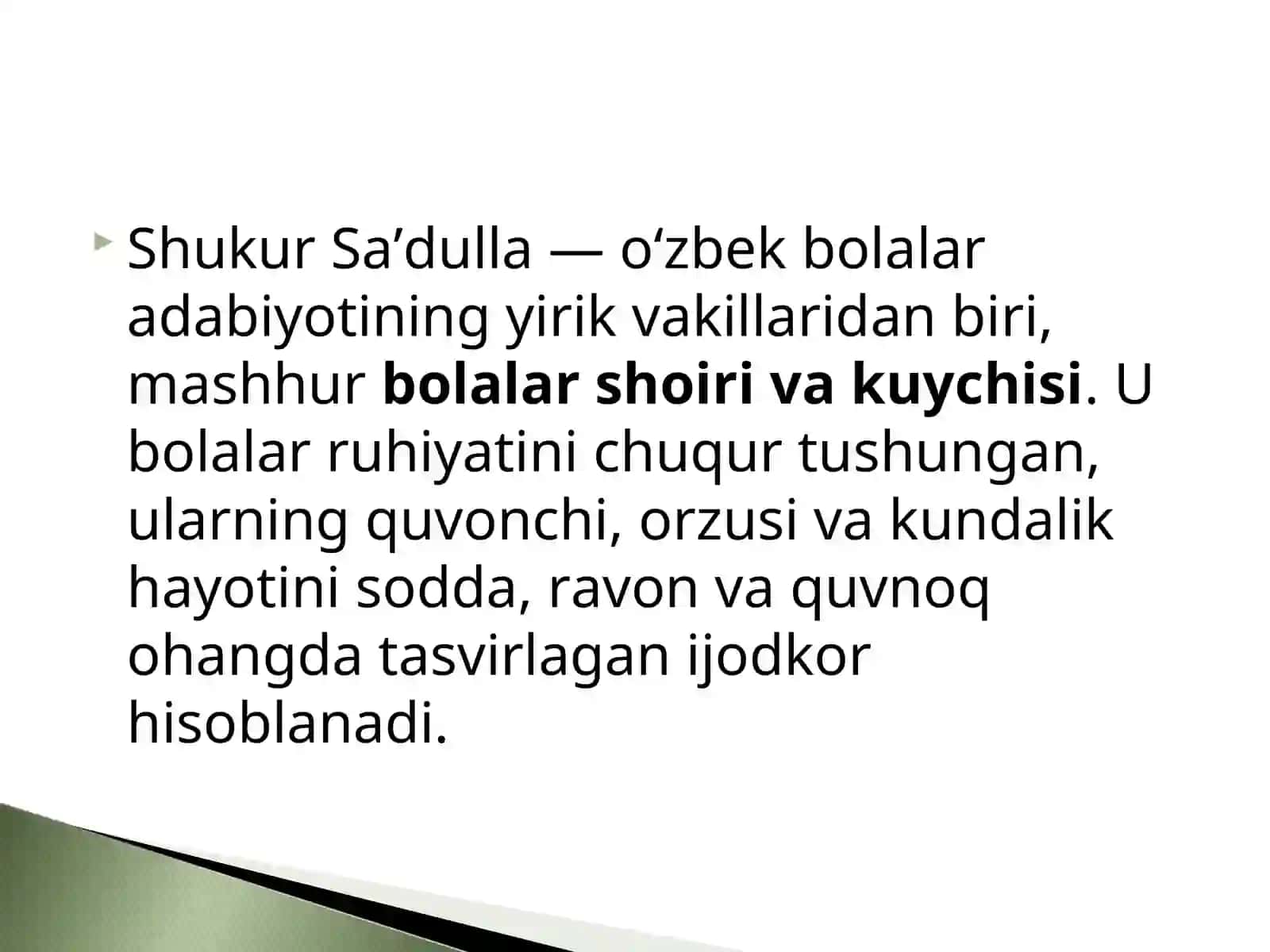 Shukur Sadulla-- bolalar kuychisi 4