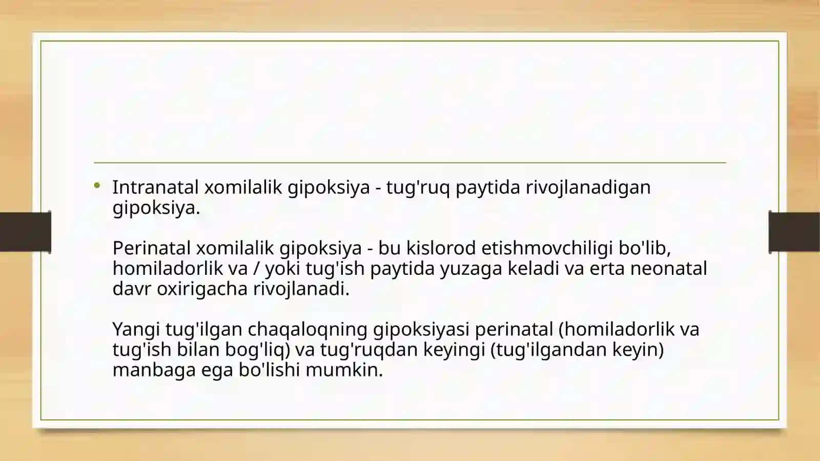 Homila ichi gipoksiyasi 4