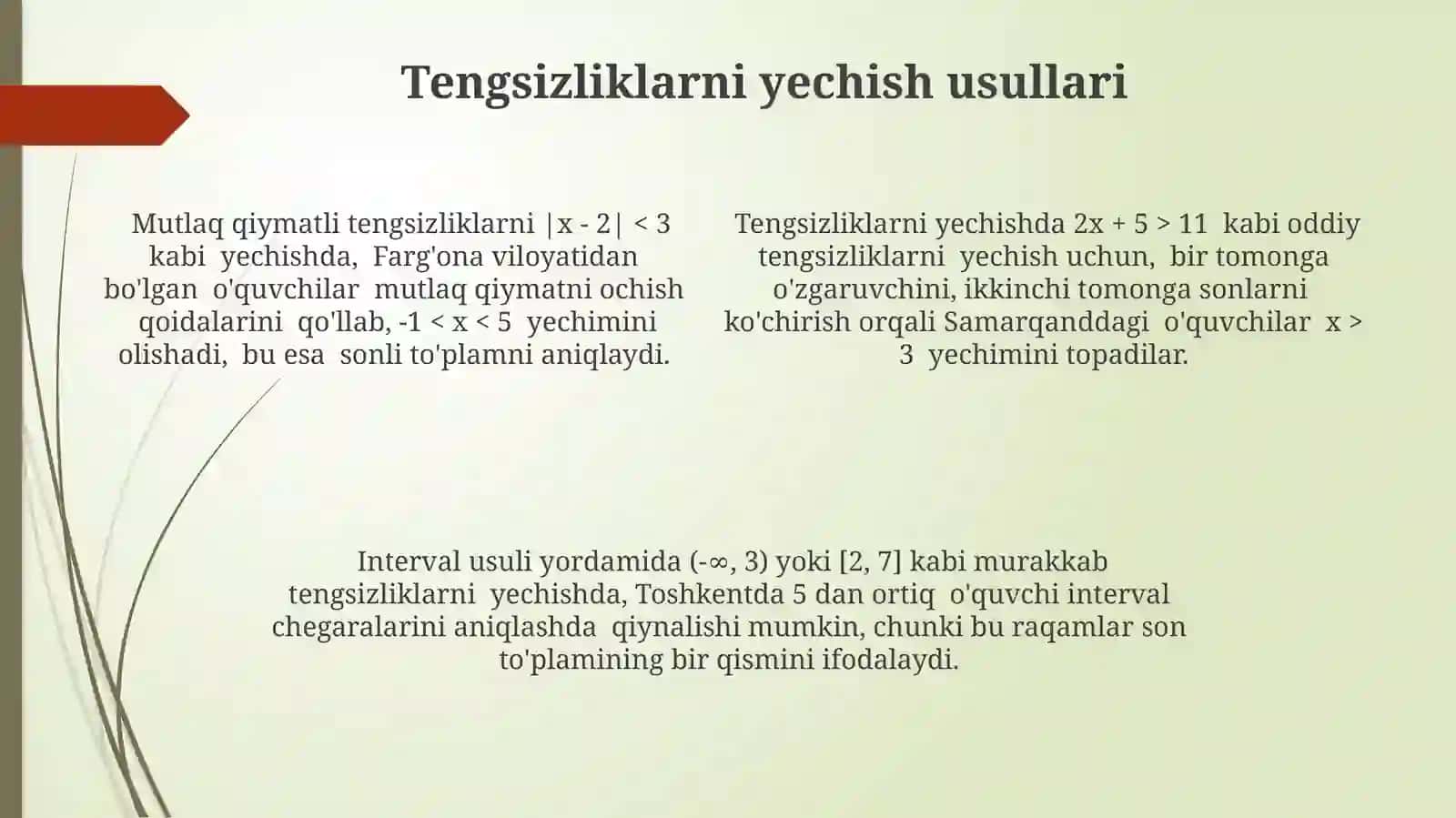 Tenglik va tenglama 4