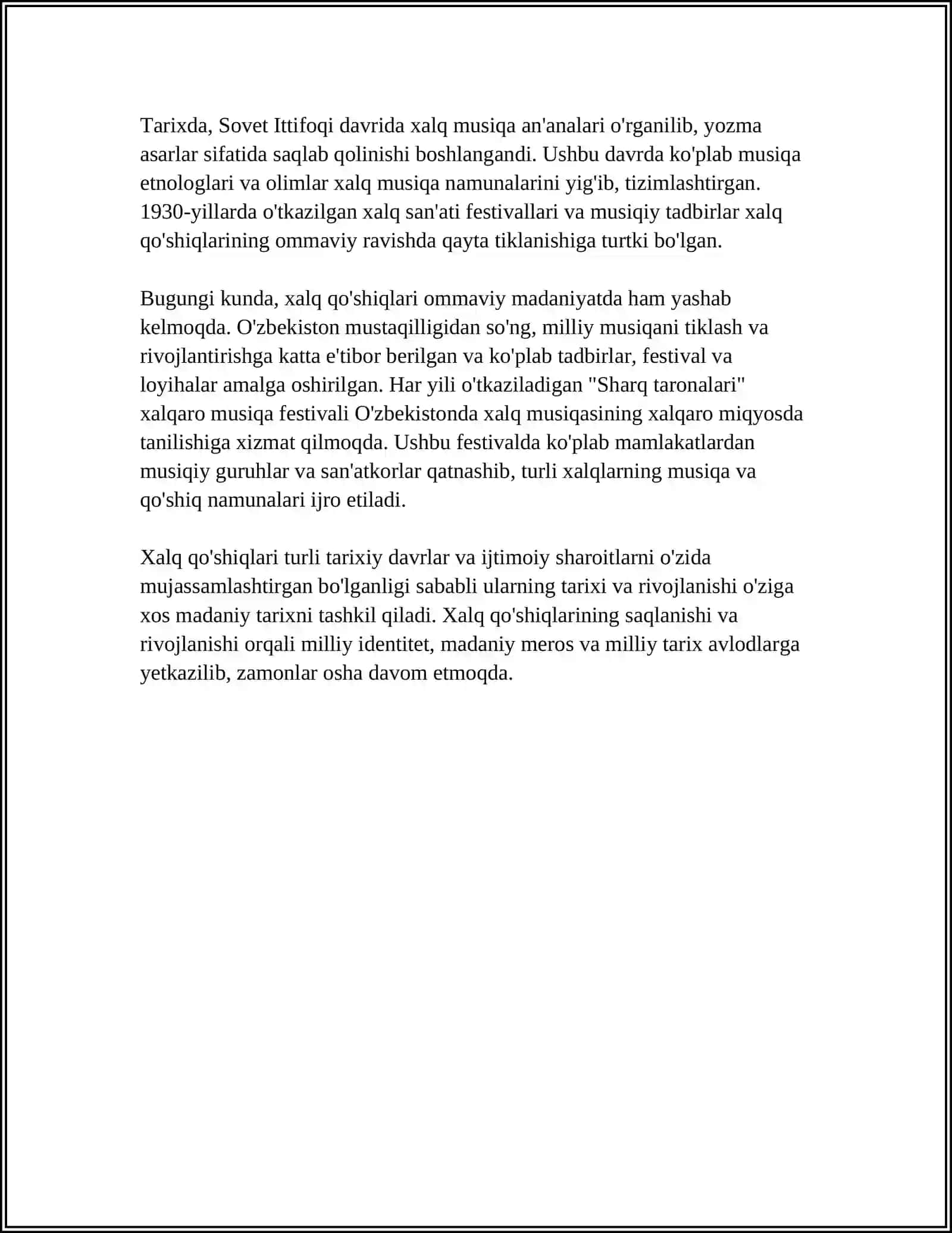 XALQ QO'SHIQLARINING JANR XUSUSIYATLARI 4