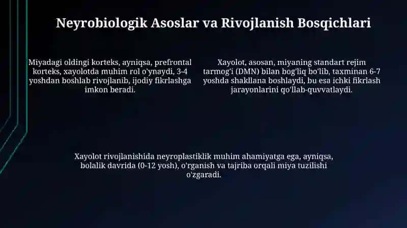 Tasavvur: Ta'rif, Xususiyatlar va Turlari 4