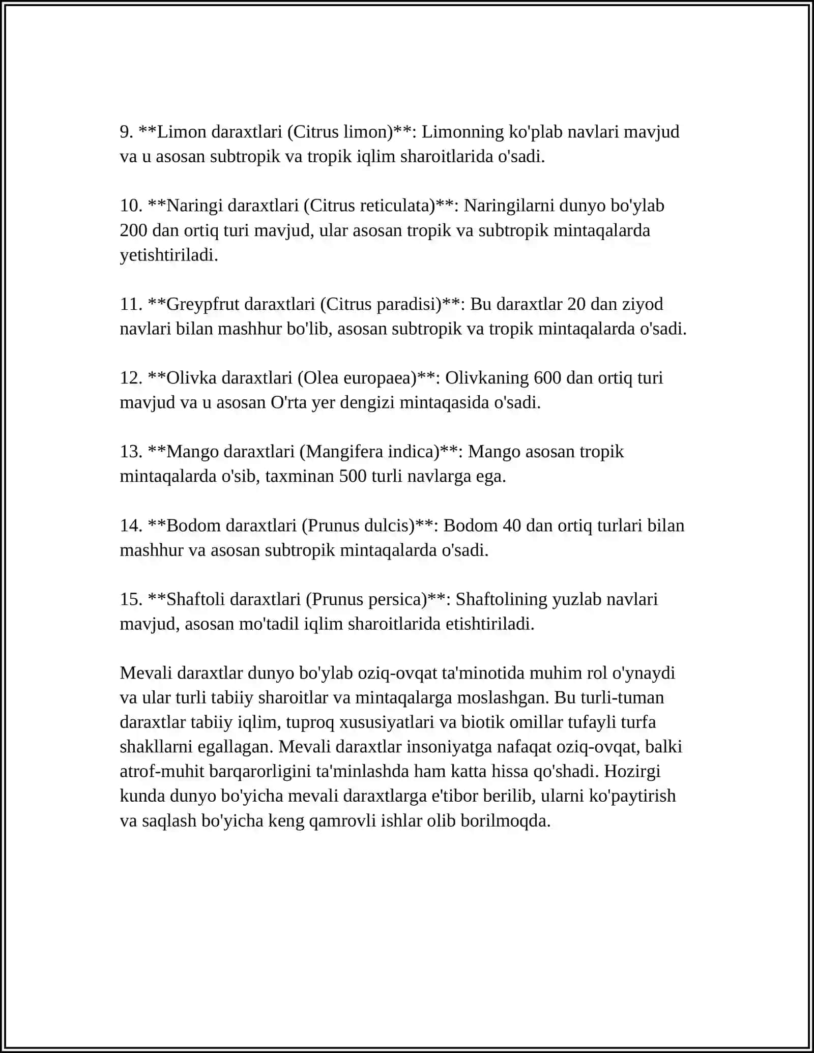 MEVALI DARAXTLAR 4