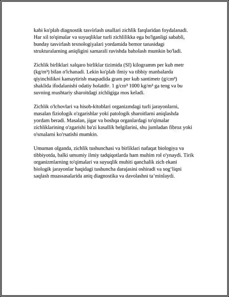 ORGANIZM TO'QIMALARINI VA SUYUQ MUHIT ZICHLIGINI ANIQLASH 4