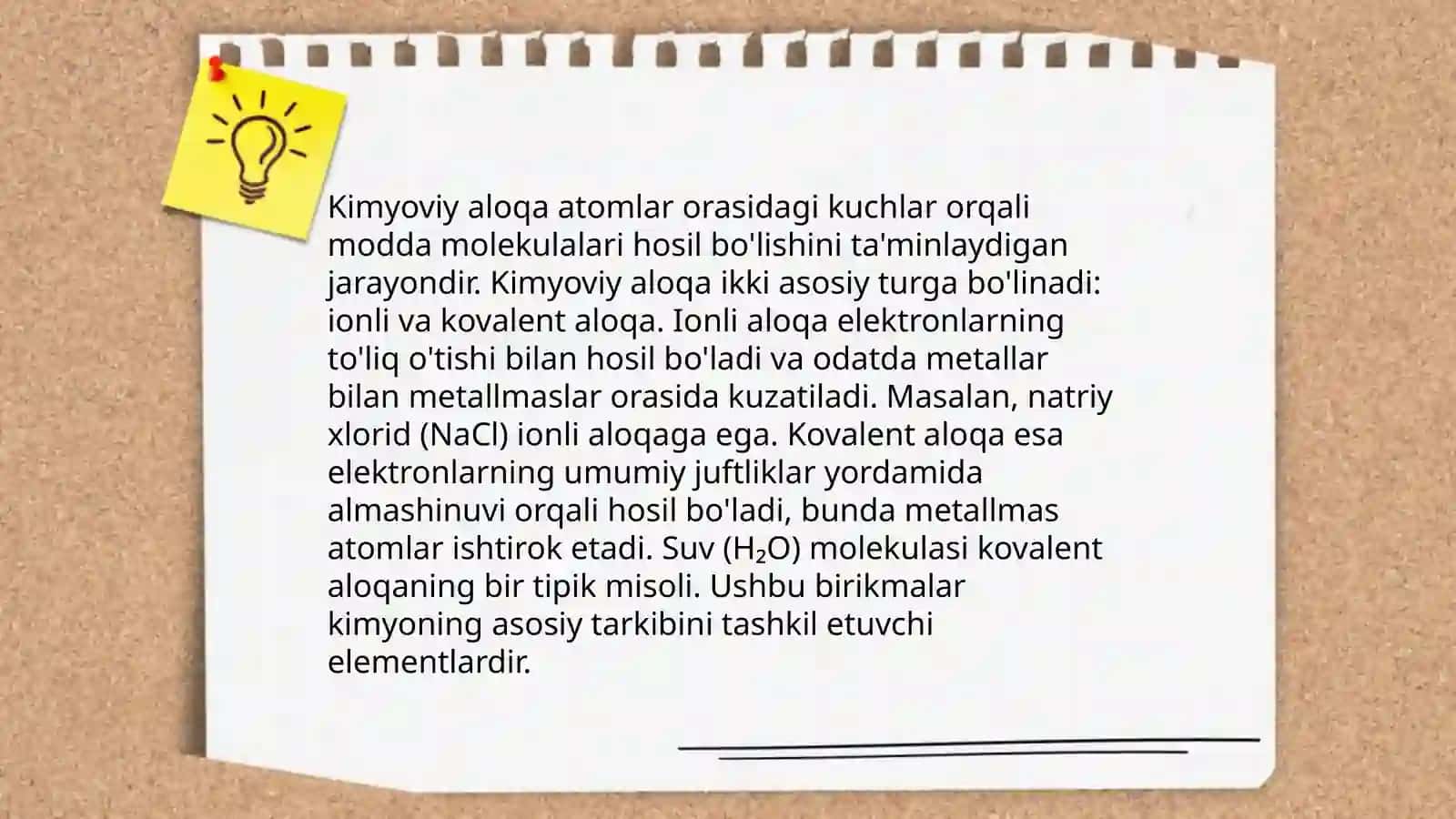 Dastlabki kimyoviy tushunchalar 4