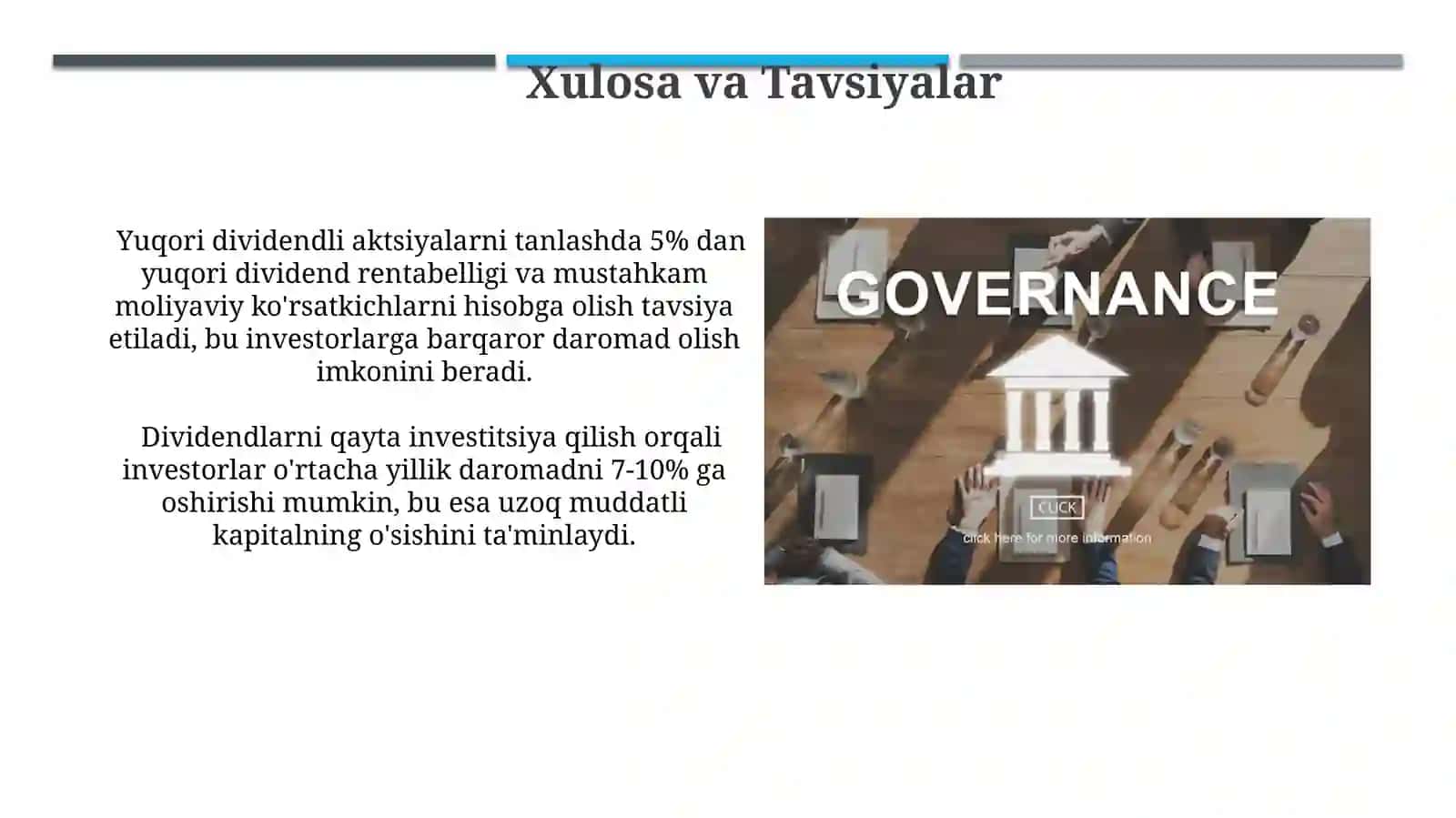 Kapitalni saqlash va dividendlar huquqi 4