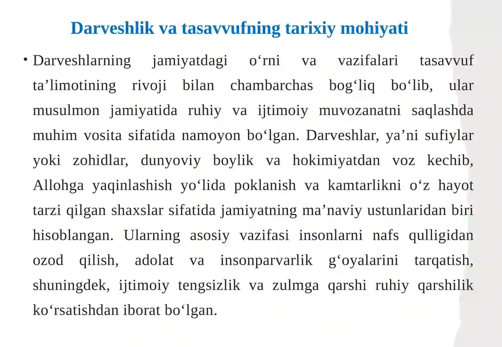 Amir Temur hayotida darveshlar ning tutgan o‘rni va ro‘li 4