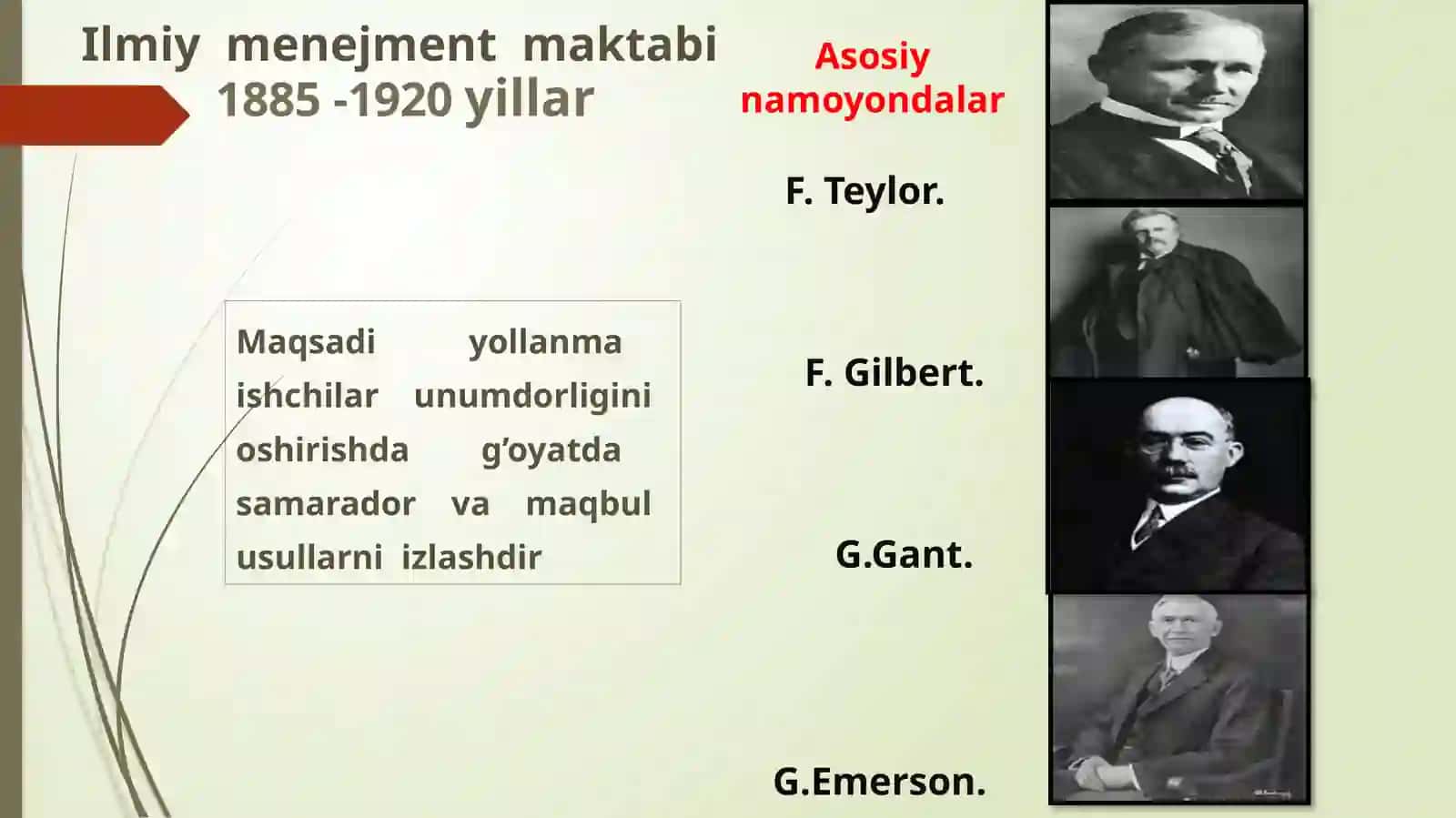 MENEJMENT MAKTABLARI 4
