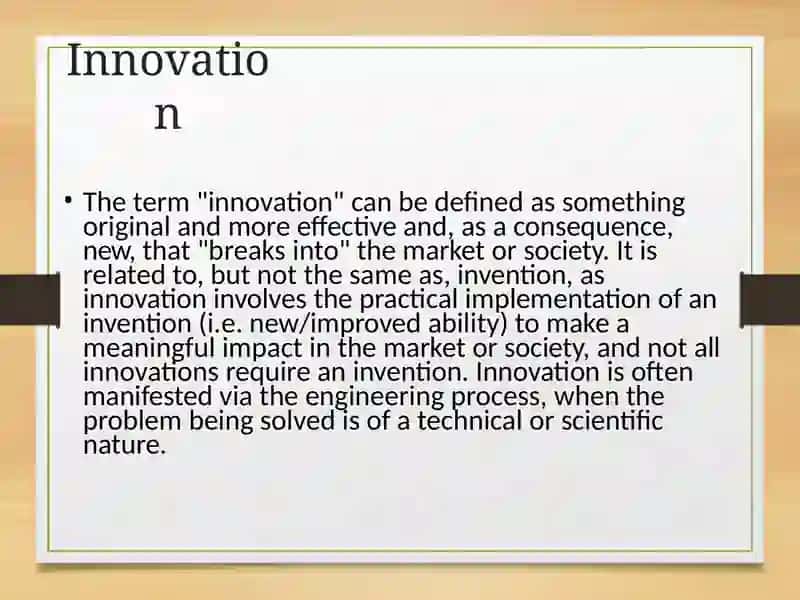Innovatsion and innovation 4