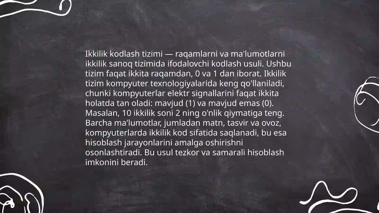 Axborotni kodlash turlari 4