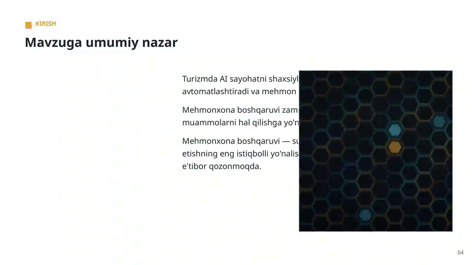 AI TURIZM VA MEHMONDO'STLIKDA 4