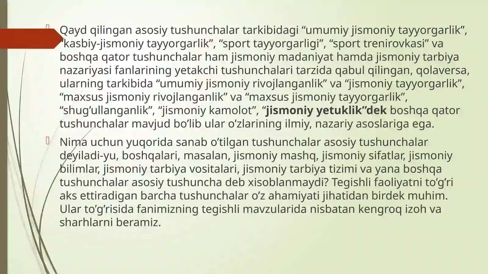 Jismoniy madaniyat tizimini rivojlanish 4