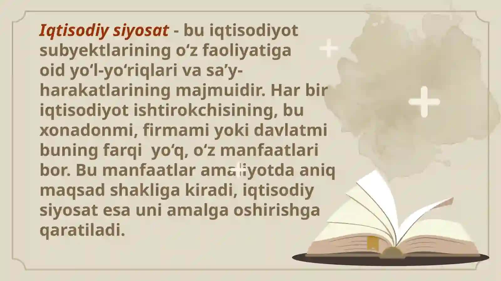 Iqtisodiyot va iqtisodiy munosabatlar: uning jamiyatdagimohiyati va ro‘li 4