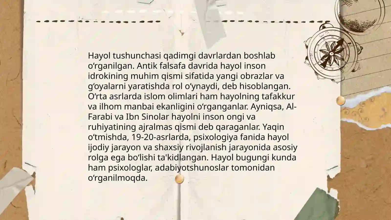 Hayol haqida tushuncha 4