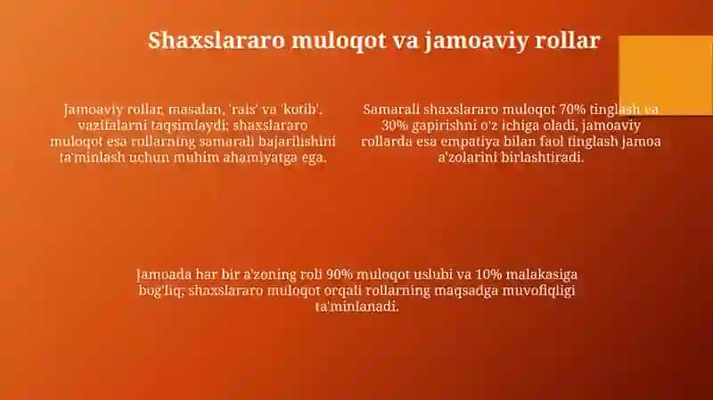 Mehnat jamoasi psixalogiyasi va undagi shaxslararo muloqot 4