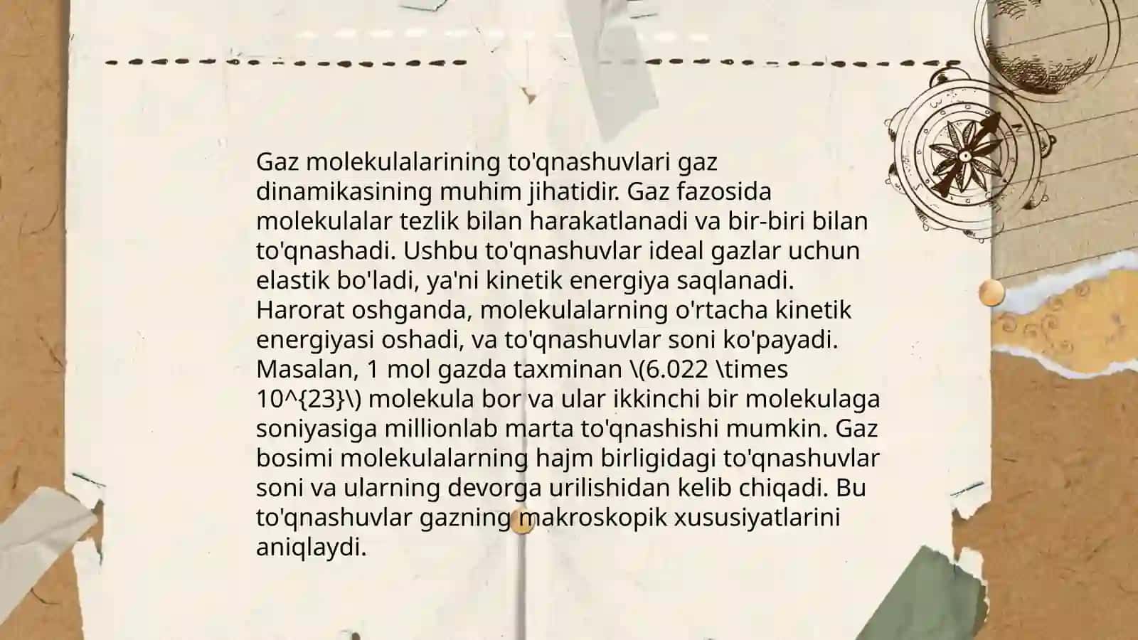 Gaz molekulasining erkin yugirish yoli va effektiv diametrini aniqlash 4